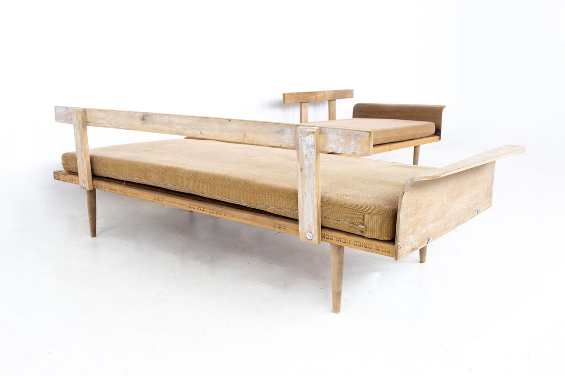 Mid Century Bentwood Sectional Daybed Sofa mcm Etsy