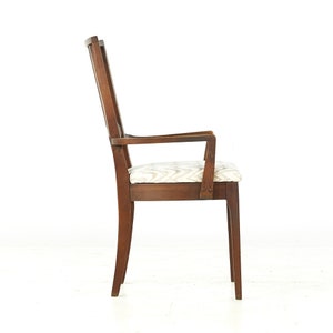 Broyhill Brasilia Mid Century Walnut Dining Chairs Set of 6 mcm image 7