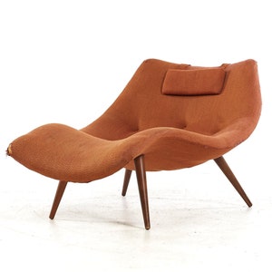 Adrian Pearsall for Craft Associates Mid Century 1828-C Chaise Lounge mcm image 3