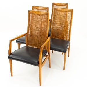 Drexel Mid Century Dining Chairs Set of 4 mcm image 3