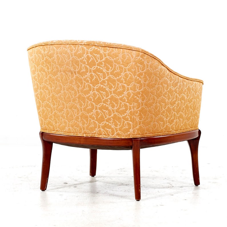 Erwin Lambeth Mid Century Walnut Lounge Chairs Pair mcm image 9