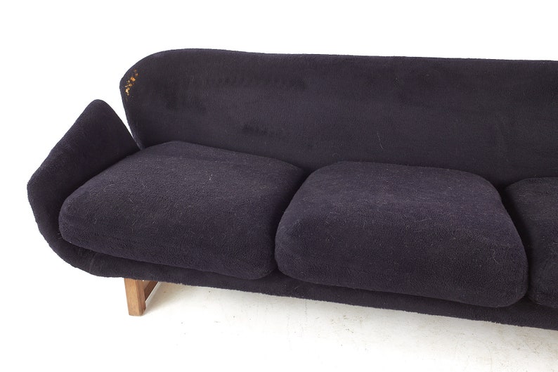 Arne Jacobsen for Fritz Hansen Style Mid Century Swan Sofa mcm image 7