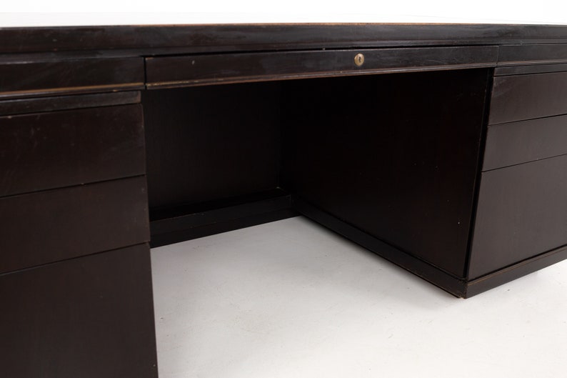 Dunbar Contract Division Mid Century Executive Desk mcm image 4