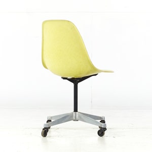 Charles and Ray Eames for Herman Miller Mid Century Fiberglass Wheeled Shell Chair mcm image 8