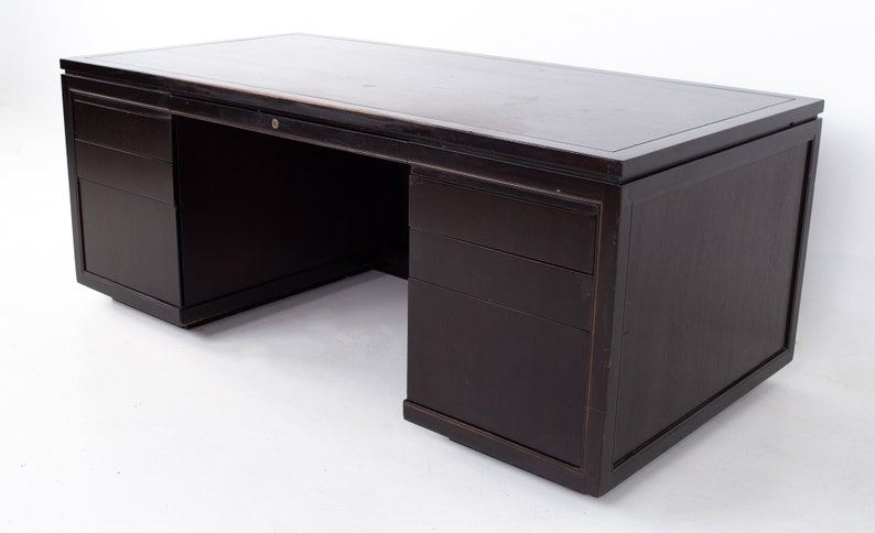 Dunbar Contract Division Mid Century Executive Desk mcm image 2