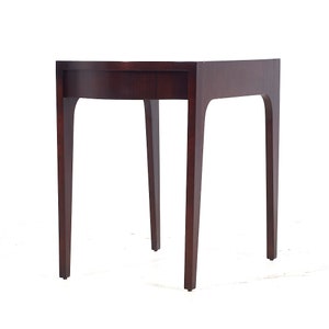 Drexel Contemporary Walnut End Tables Pair contemporary image 8