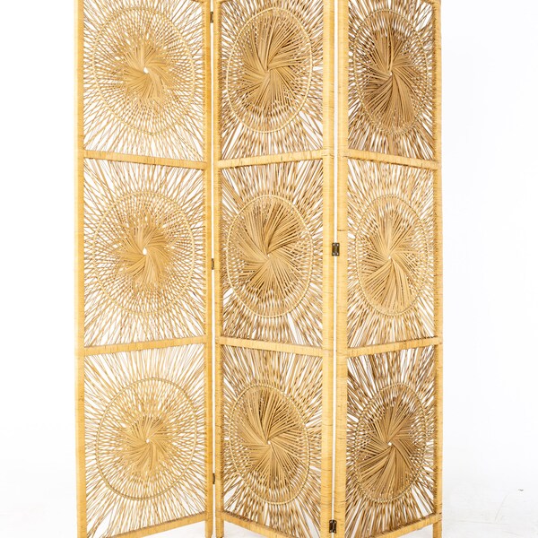 Rattan Room Divider Etsy