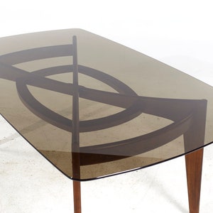 Adrian Pearsall Style Mid Century Compass Dining Table mcm image 7