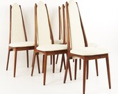 Adrian Pearsall for Craft Associates Dining Chairs - Set of 6 - mcm