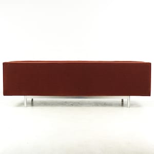 Jack Cartwright Mid Century Chrome and Mohair Sofa mcm image 5