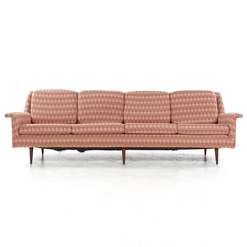 Milo Baughman for Thayer Coggin Mid Century Sofa mcm image 2