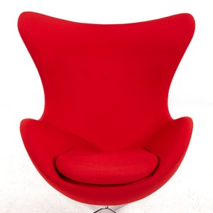 Arne Jacobsen for Fritz Hansen Mid Century Egg Chair mcm zdjęcie 9