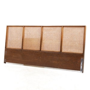 Paul McCobb for Calvin Mid Century Cane King Headboard mcm image 3