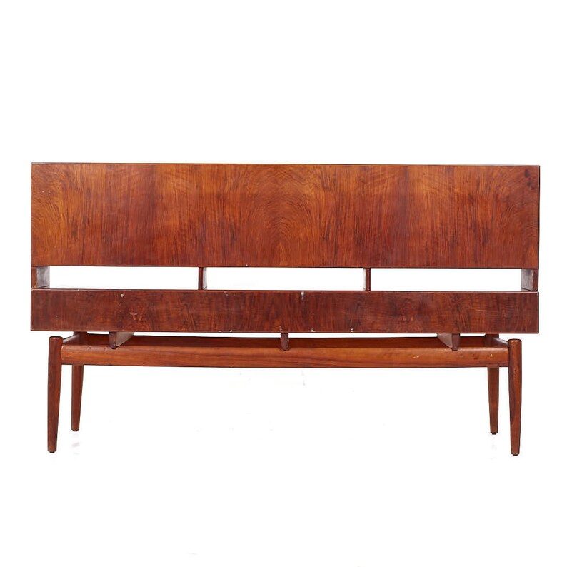 Kurt Ostervig Mid Century Danish Rosewood Low Credenza Bookcase mcm image 7