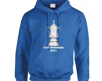 Leicester City Cup WINNERS 2021 HOODIE Mens Ladies Fanmade Merchandise FA