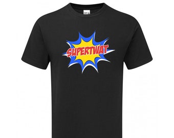 SUPERTWAT SUPERHERO Mens Tshirt