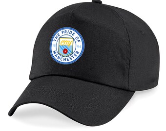 Manchester City Fanmade CREST Cap Printed Logo