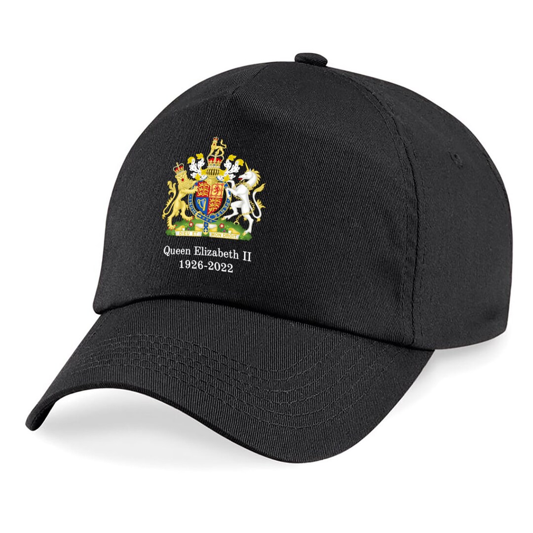 1926 - 2022 Queen Elizabeth II CAP Coat of Arms Printed Logo - Etsy