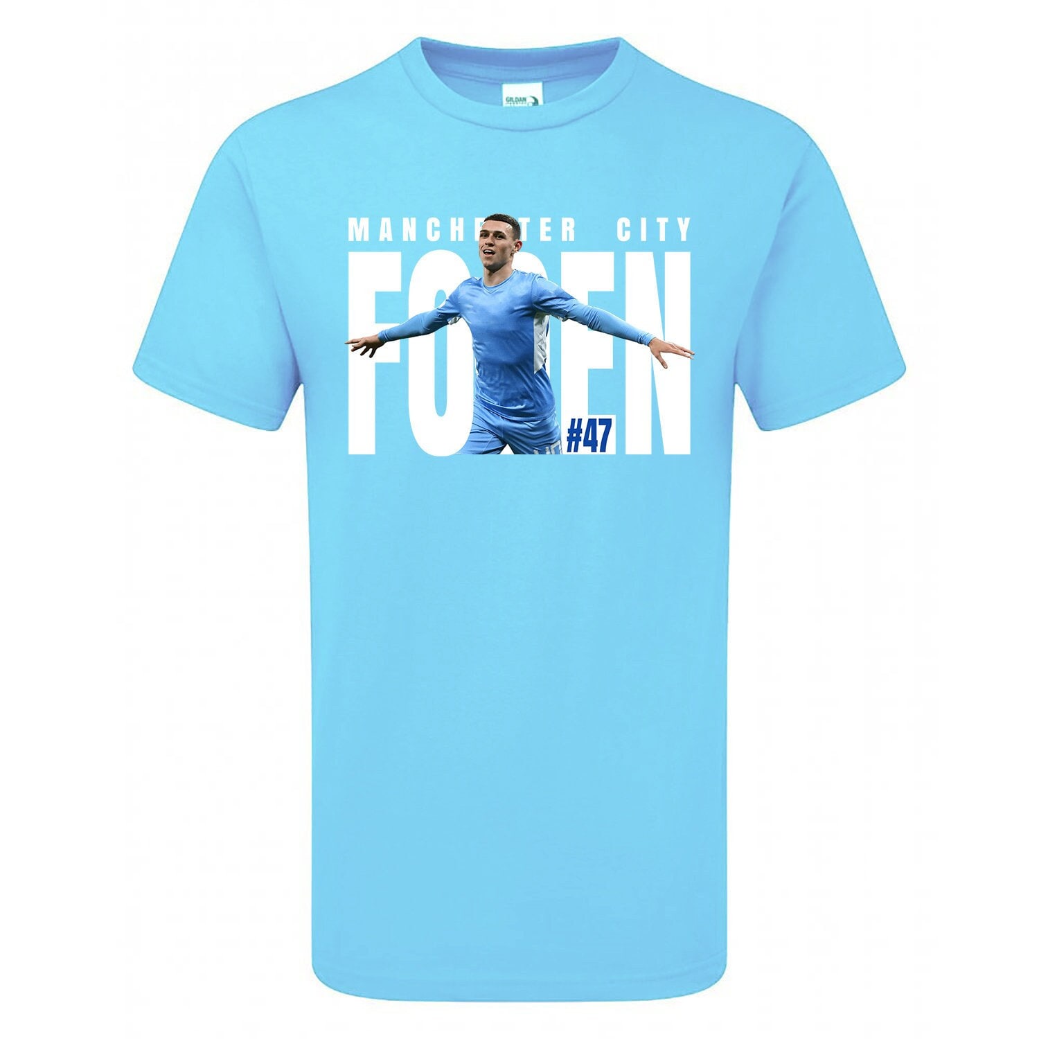 子供用フィル・フォーデン 47 シティ Tシャツ ファンメイド商品