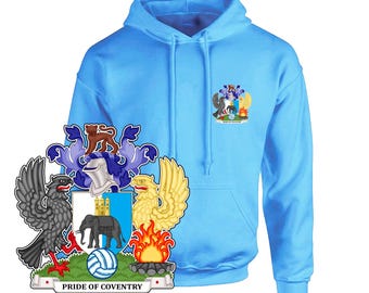 Coventry City Pocket Crest Mens & Womens HOODIE Unofficial