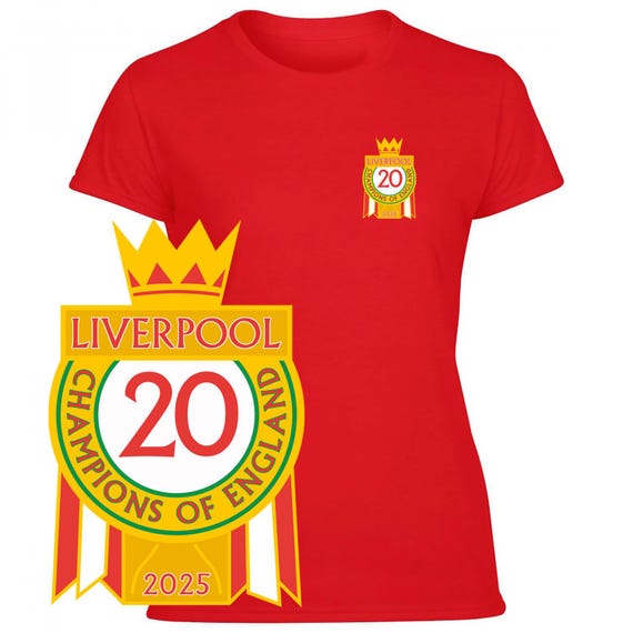 リバプール 2025 イングランドリーグ優勝記念 Tシャツ ポケット