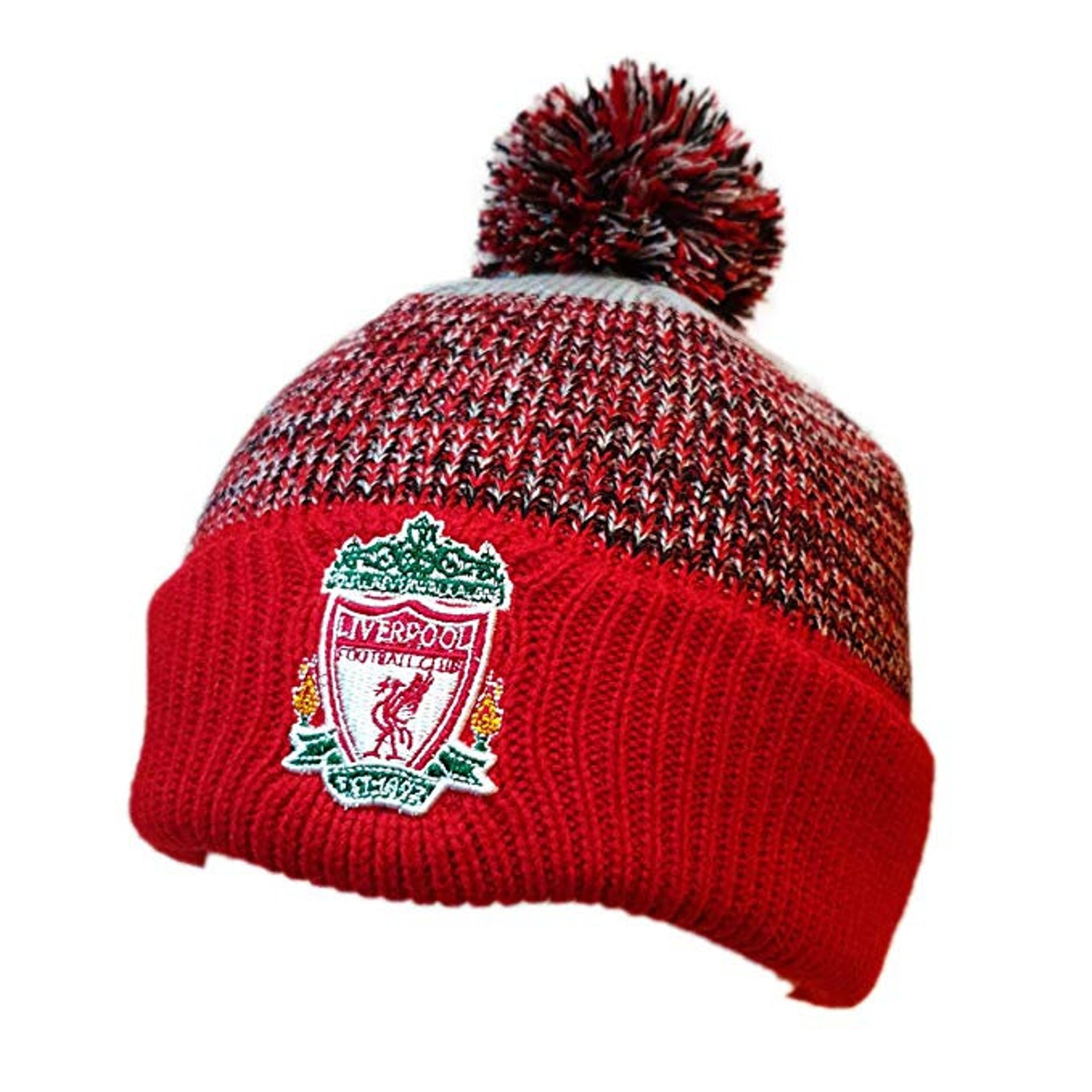 Liverpool FC Official Football Knitted Bronx Beanie Chunky RED Etsy
