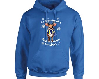 Leeds REINDEER Hoodie Mens & Womens Unofficial