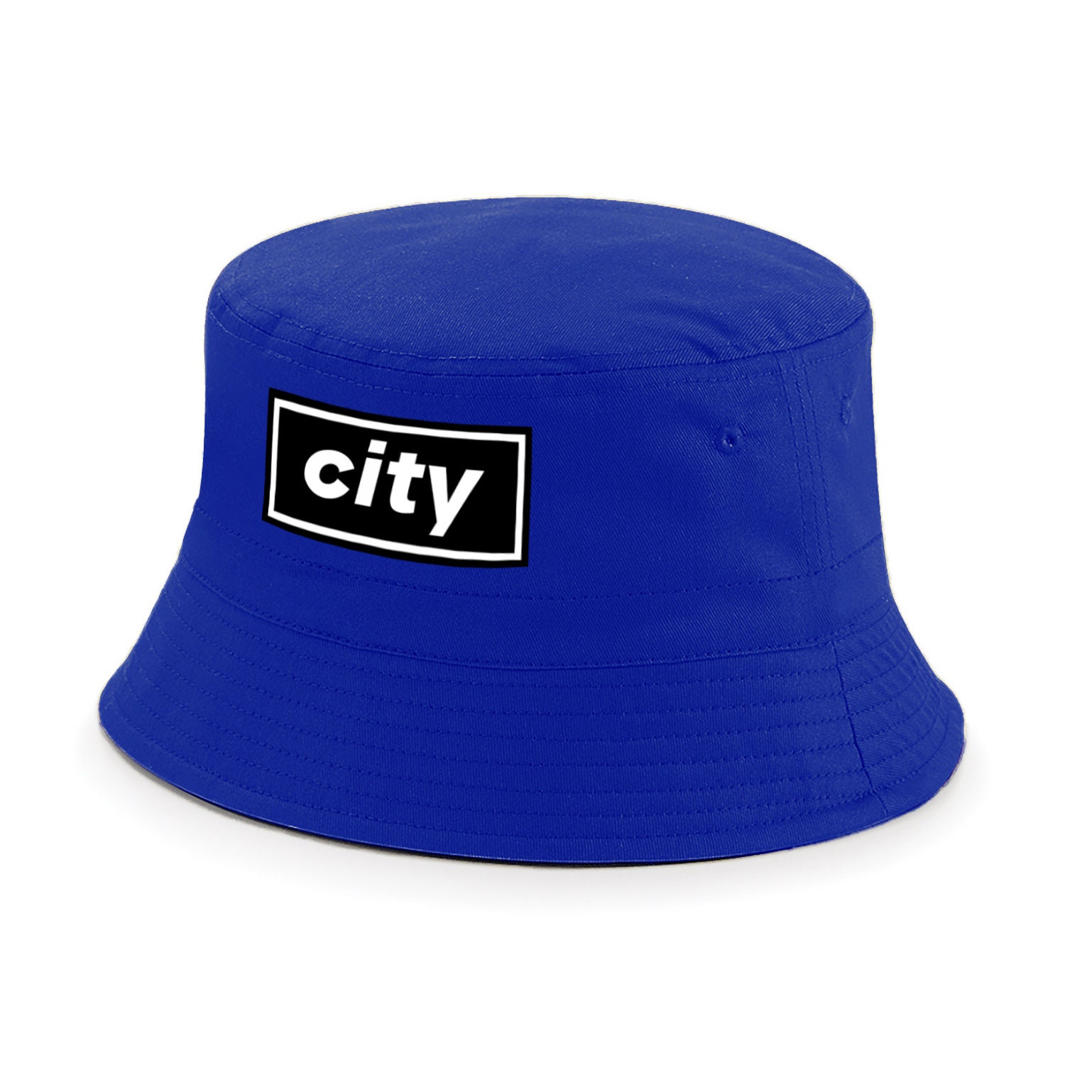 CITY Logo BUCKET Hat Unofficial Mancunian Oasis Inspired