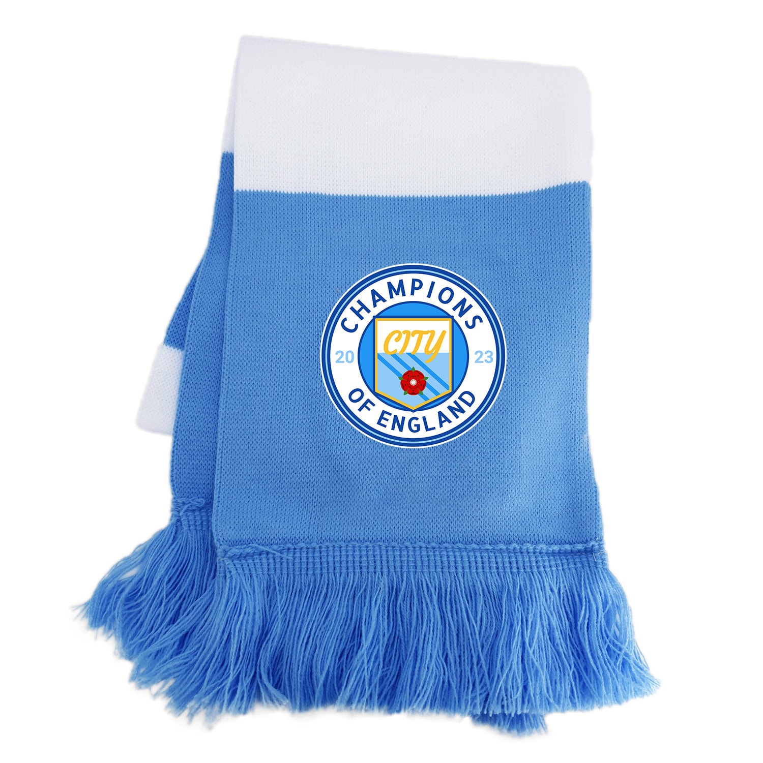 Manchester City Champions of England 2023 SCARF Fanmade