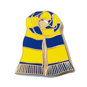 Superbe Insigne Broche Leeds United – Vintage émaillé Pour Supporters Club