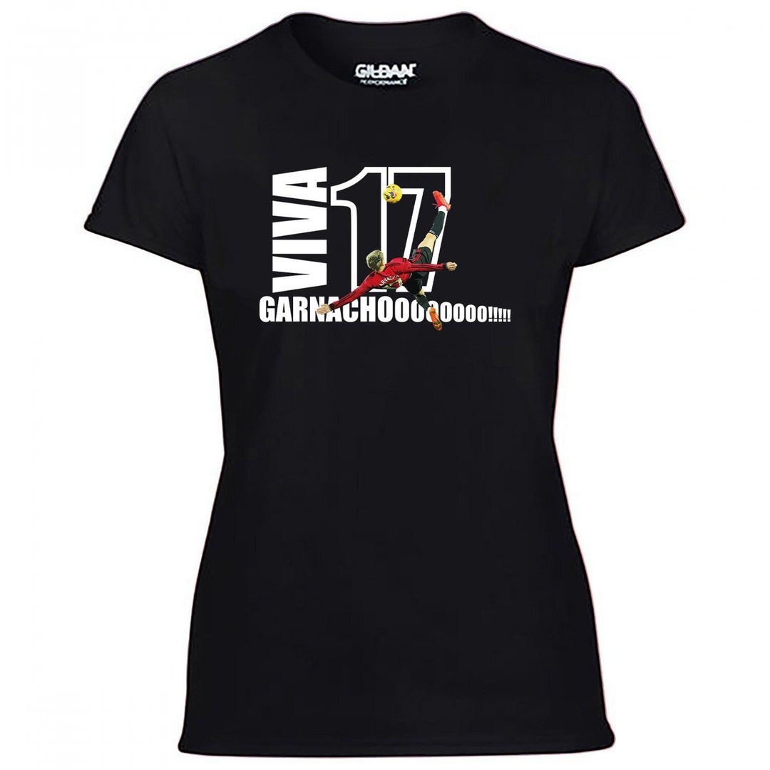 Viva Shell Merch VIVA Garnacho! Bicycle Kick Tshirt Womens Fanmade Merchandise United ...