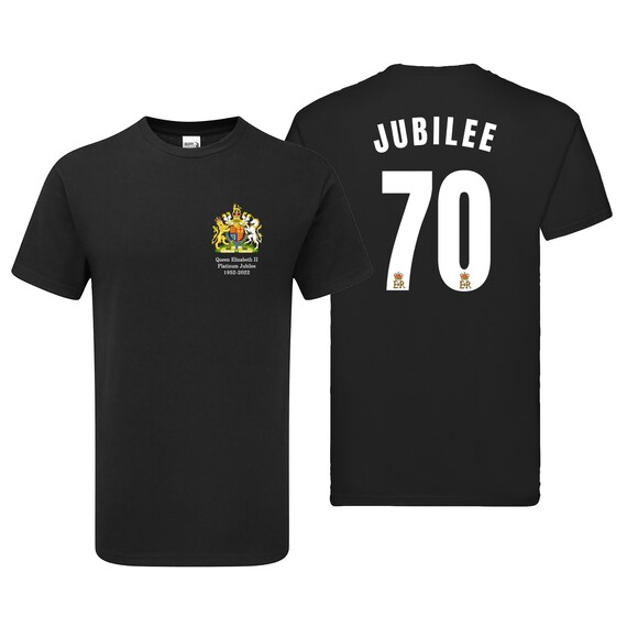 70th Queen Platinum Jubilee Tshirt Kit Style Coat of Arms Mens Etsy
