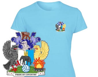 Coventry City Pocket Crest Womens TSHIRT Unofficial