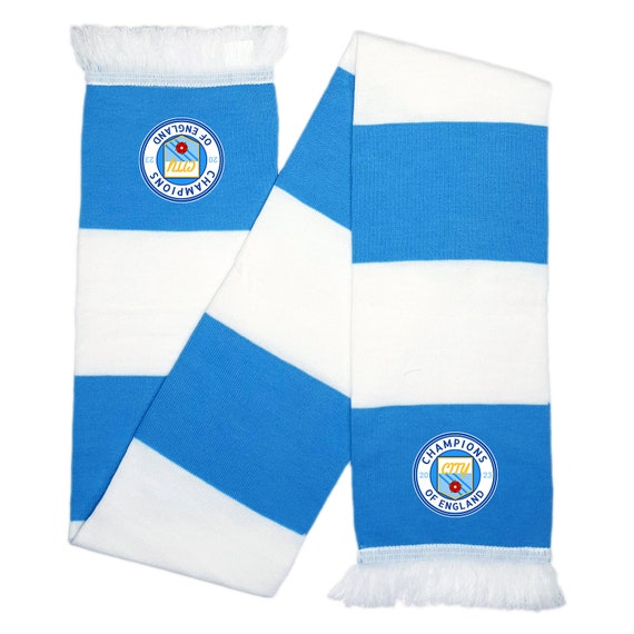 Manchester City Champions of England 2023 SCARF Fanmade