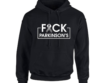F*CK PARKINSON'S Awareness Support Hoodie Mens & Womens