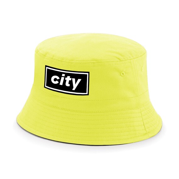 CITY Logo BUCKET Hat Unofficial Mancunian Oasis Inspired