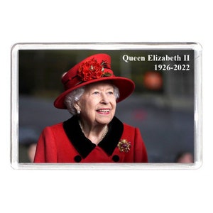 AWS Königin Elisabeth II Hart-PVC-Magnet Queen Elizabeth Fridge MAGNET