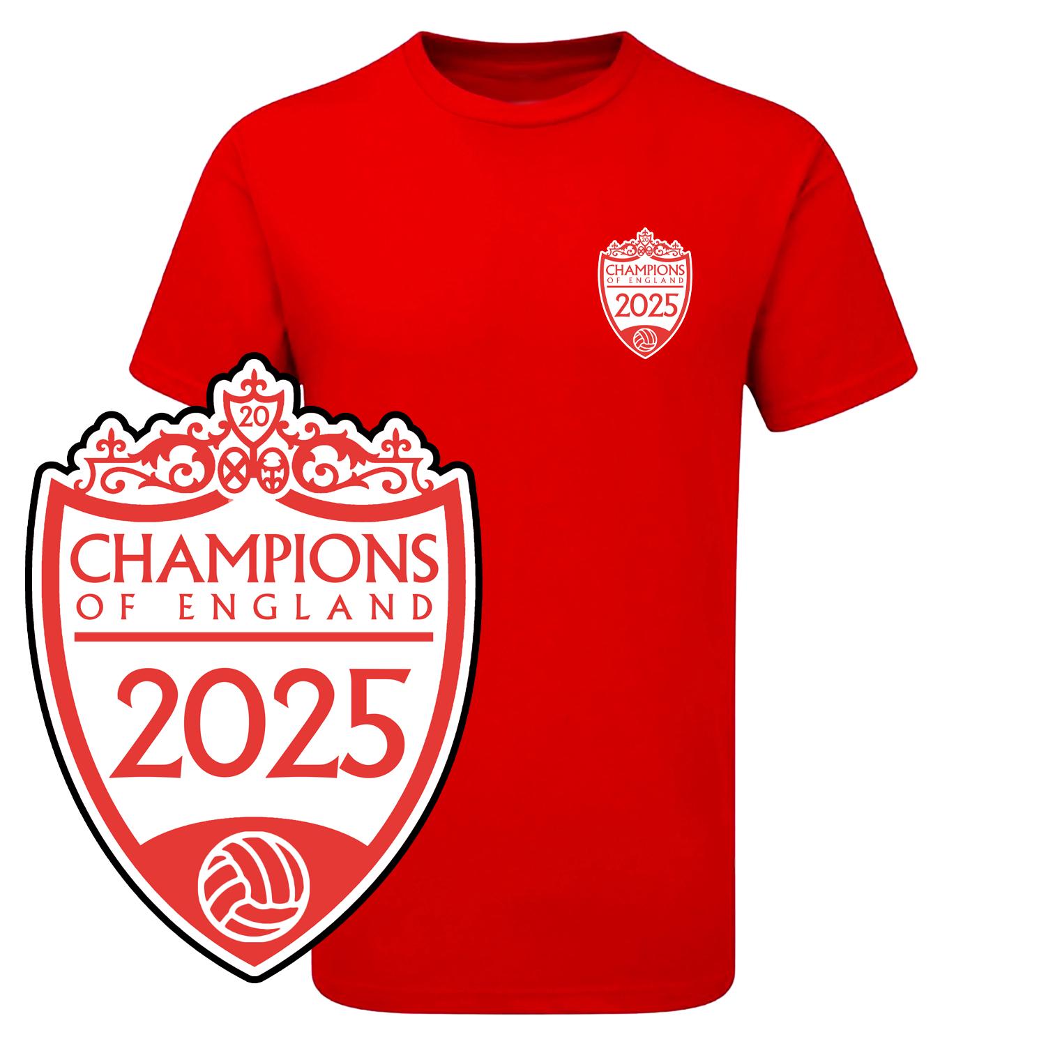 子供用リバプール 2025 リーグチャンピオン イングランド キット T