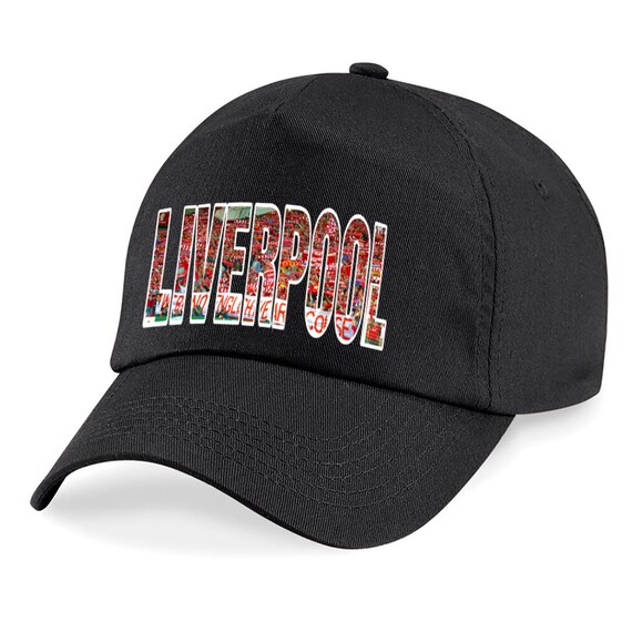 Liverpool STADIUM Fanmade Black CAP Printed Logo - Etsy display picture 1