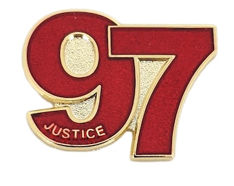 （セール）開催中 人気ブランドも続々プライス Liverpool Badge Pin Lapel Hillsborough Justice 97 Selection 記念グッズ