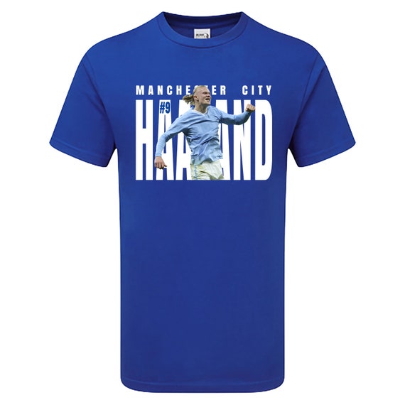 Childrens Erling HAALAND 9 City TSHIRT Fanmade Merchandise