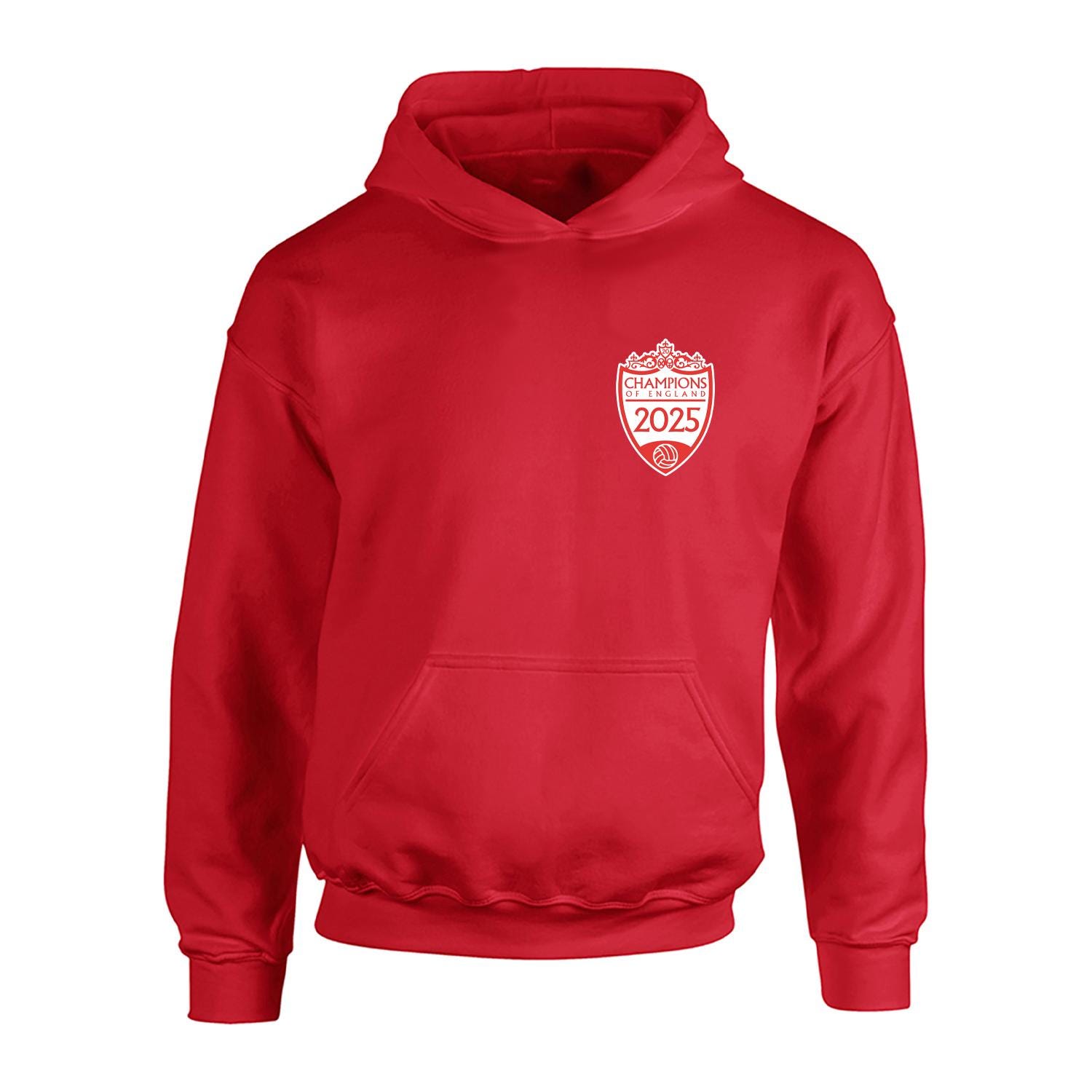 子供用リバプール 2025 イングランドリーグチャンピオン パーカー