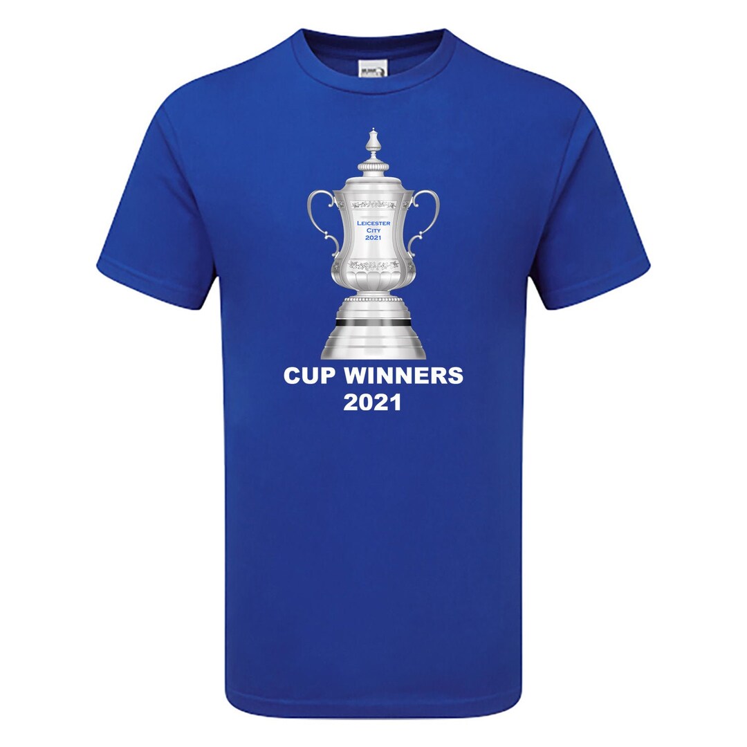 Leicester City Cup WINNERS 2021 TSHIRT Mens Ladies Fanmade Merchandise FA -  Etsy, image size:1080x1080