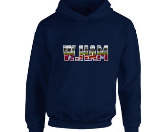 Childrens W. Ham Stadium Hoodie Fanmade Merchandise Kids NO DRAWSTRINGS