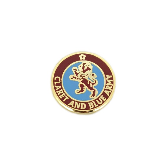 Spilla Aston Villa FC - Crest Ufficiale, Taglia Unica, Colori Blu E Bordeaux