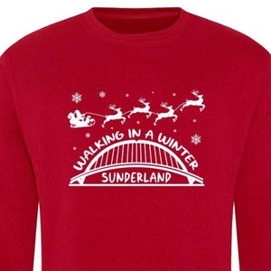 Barnens vintertröja Sunderland, skolfesttröja, inofficiell barntröja, utan dragsko.