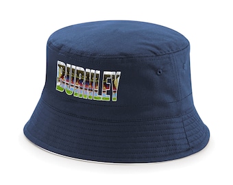 Burnley Stadium Bucket Hat Printed Logo Fanmade Merchandise