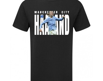 Maglia Ufficiale Erling Haaland 9 Manchester City – Home, Autorizzata, Taglie Adulto E Bambino