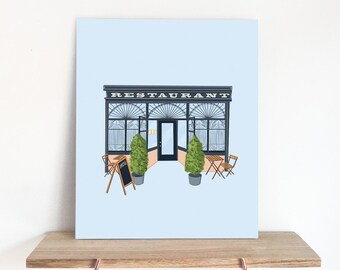 Rucola Print - 8x10 - Art Print - Home Decor - Office Decor - Gift ideas - Brooklyn gifts - Ice cream - Tangible New York