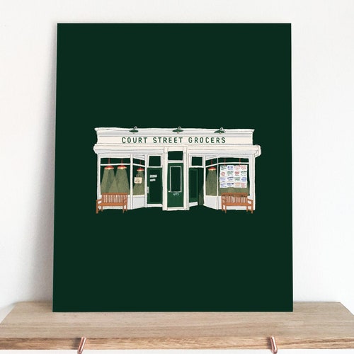 Court Street Grocers X2 Print 8x10 Art Print Home Decor Etsy